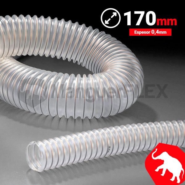Tubo flexible aspiración 170 mm